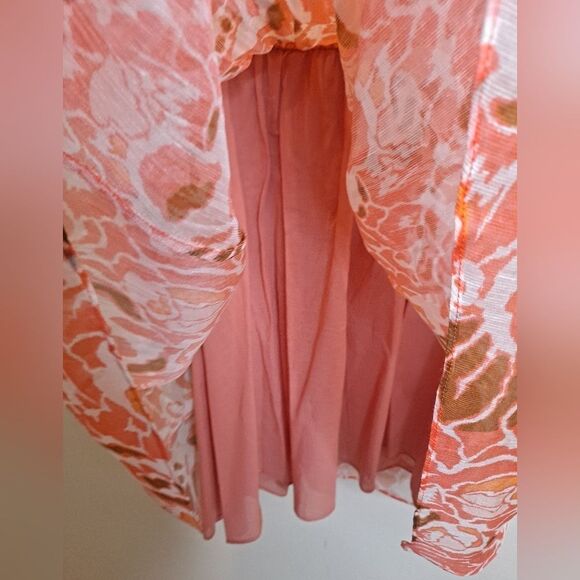 TANYA TAYLOR Guava Linen Blend York Mini Dress MSRP $545 NWT 8 - Picture 5 of 9